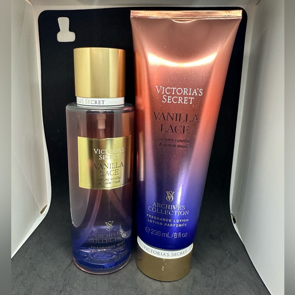 🆕 Victoria's Secret Vanilla Lace Body Mist and Lotion ✨new, unused, sealed✨